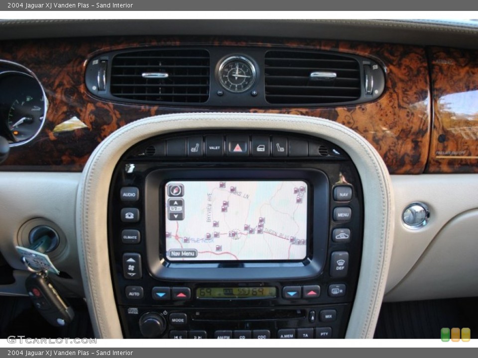 Sand Interior Navigation for the 2004 Jaguar XJ Vanden Plas #55986514