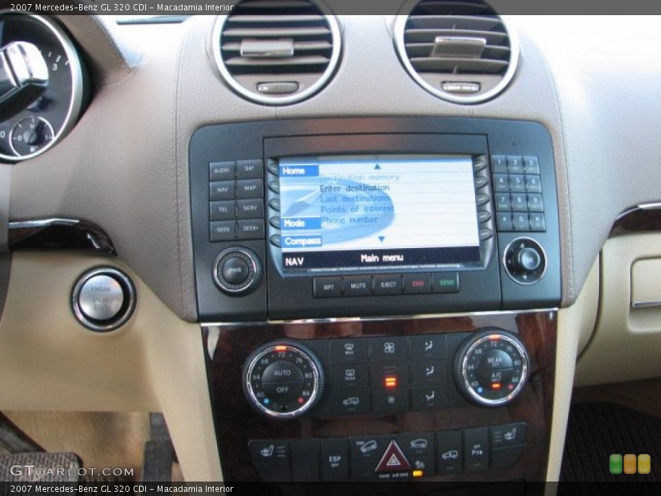 Macadamia Interior Controls for the 2007 Mercedes-Benz GL 320 CDI #55987542