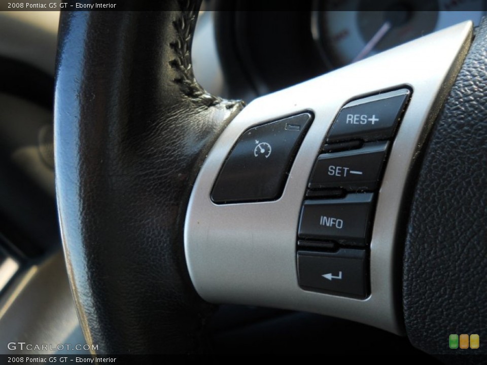Ebony Interior Controls for the 2008 Pontiac G5 GT #55989073