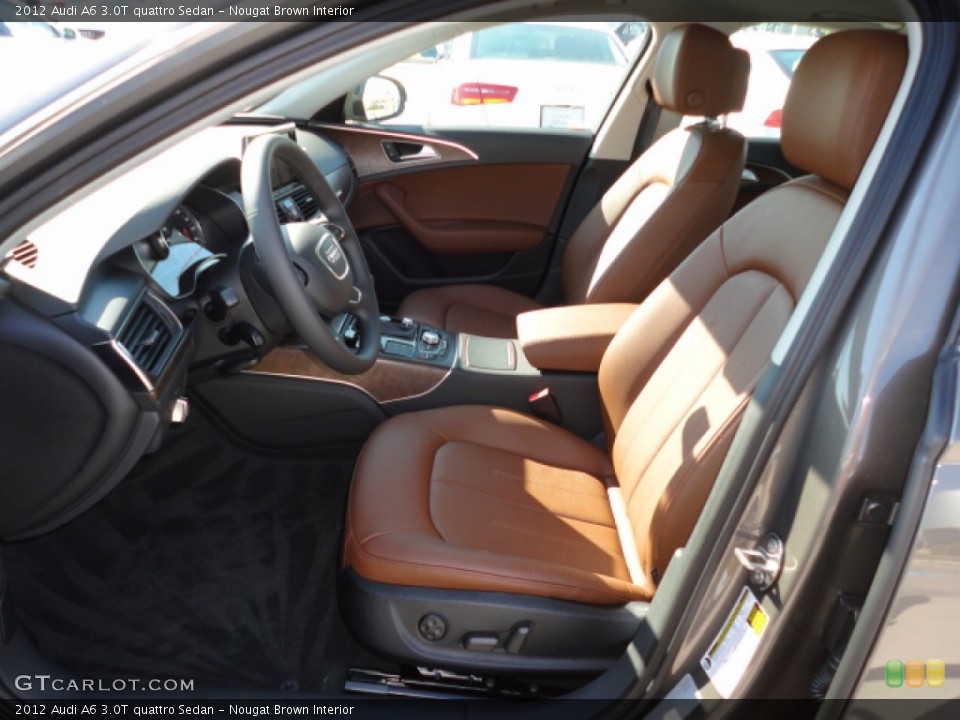 Nougat Brown Interior Photo for the 2012 Audi A6 3.0T quattro Sedan #55990114