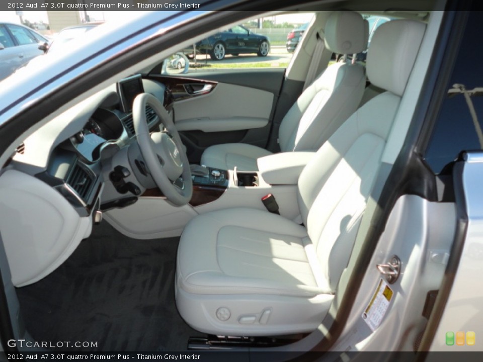 Titanium Grey Interior Photo for the 2012 Audi A7 3.0T quattro Premium Plus #55990189