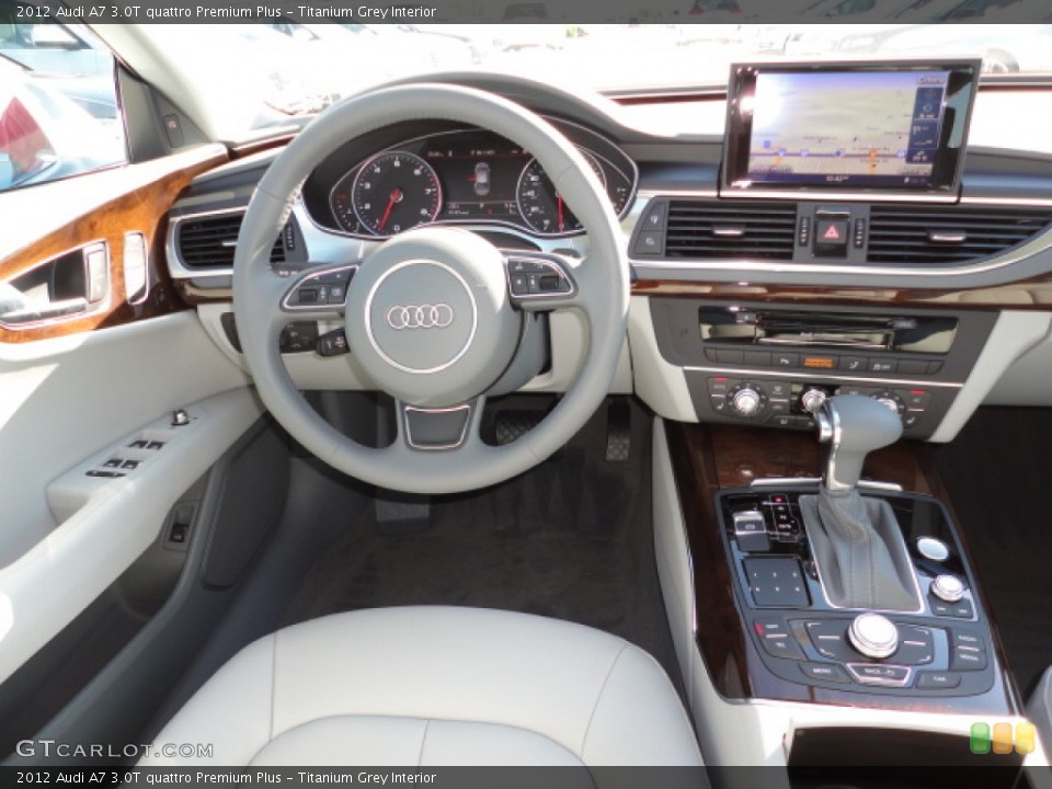 Titanium Grey Interior Dashboard for the 2012 Audi A7 3.0T quattro Premium Plus #55990201