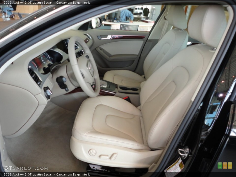 Cardamom Beige Interior Photo for the 2012 Audi A4 2.0T quattro Sedan #55990327