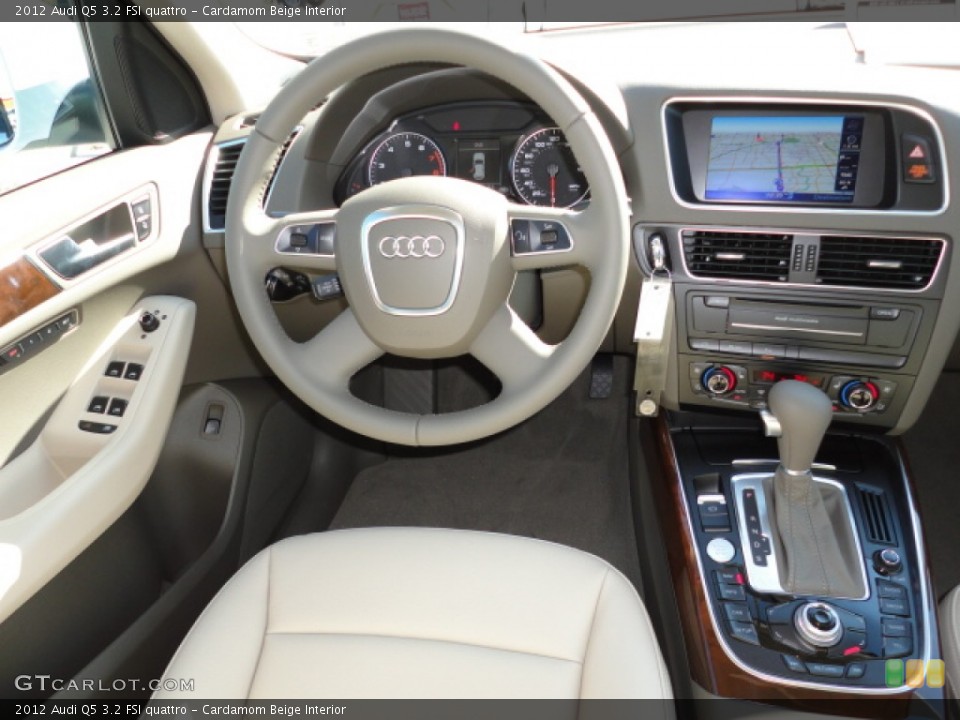 Cardamom Beige Interior Dashboard for the 2012 Audi Q5 3.2 FSI quattro #55990672