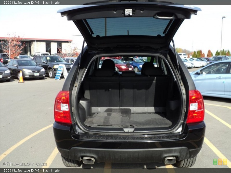 Black Interior Trunk for the 2009 Kia Sportage EX V6 #55991155