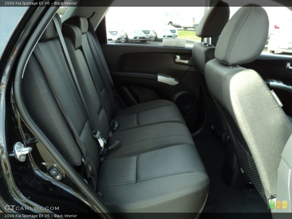 Black Interior Photo for the 2009 Kia Sportage EX V6 #55991313