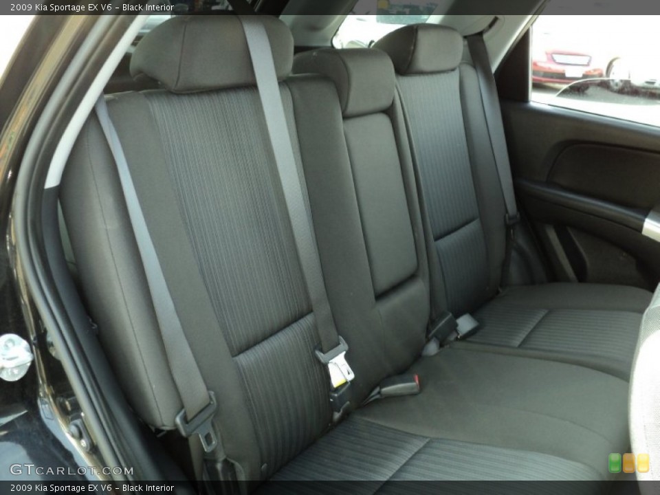 Black Interior Photo for the 2009 Kia Sportage EX V6 #55991323