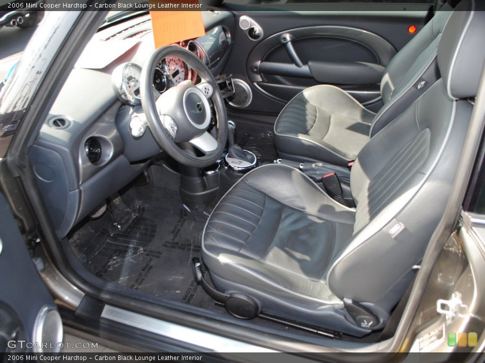 Carbon Black Lounge Leather Interior Photo for the 2006 Mini Cooper Hardtop #55992739