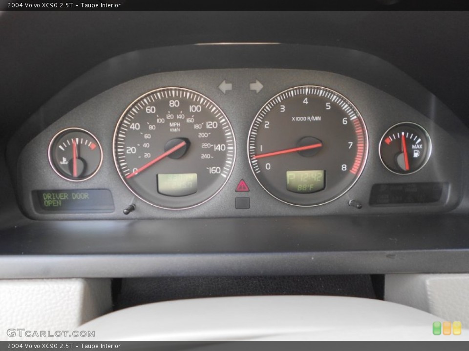 Taupe Interior Gauges for the 2004 Volvo XC90 2.5T #55993573