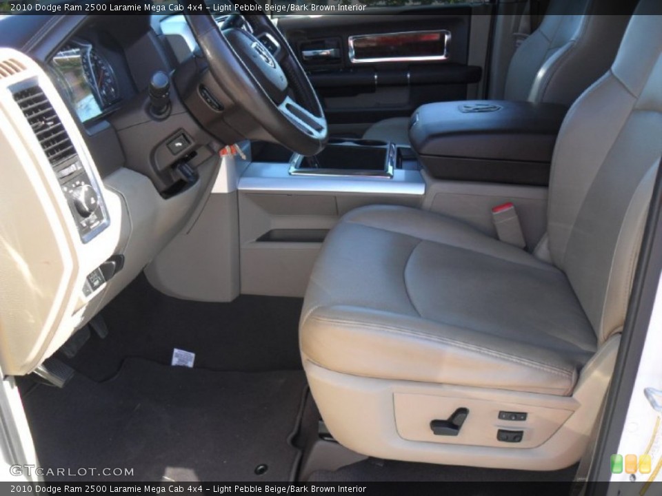 Light Pebble Beige/Bark Brown Interior Photo for the 2010 Dodge Ram 2500 Laramie Mega Cab 4x4 #55993693