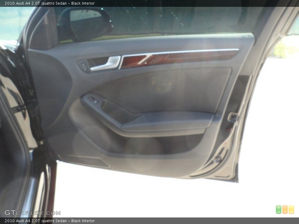 Black Interior Door Panel for the 2010 Audi A4 2.0T quattro Sedan #55995826
