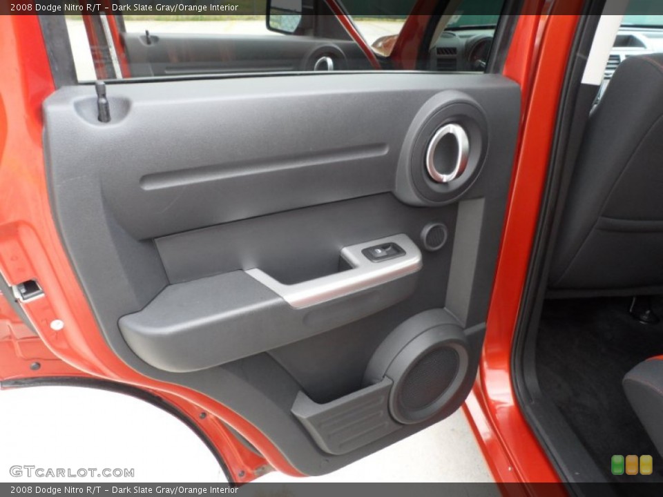 Dark Slate Gray/Orange Interior Door Panel for the 2008 Dodge Nitro R/T #55996606