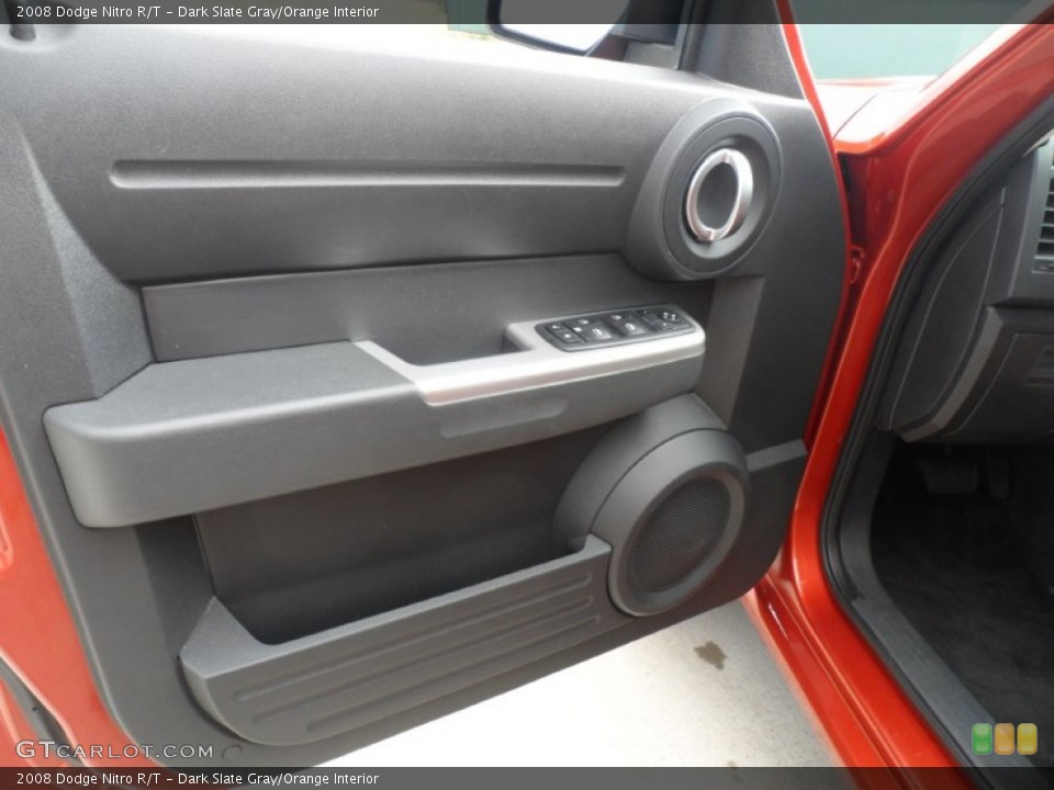Dark Slate Gray/Orange Interior Door Panel for the 2008 Dodge Nitro R/T #55996624