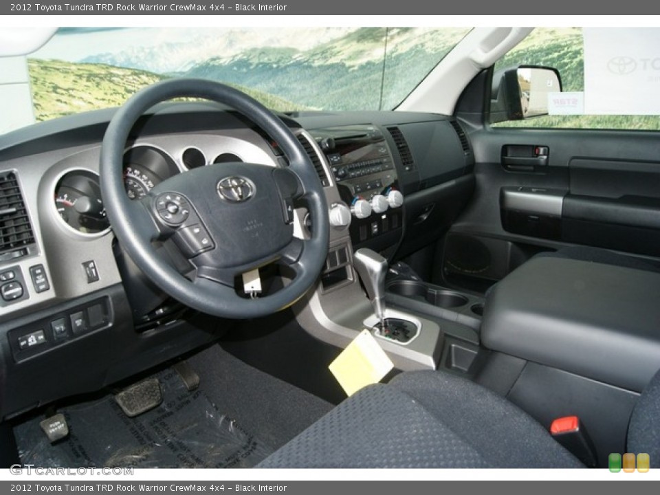 Black Interior Photo for the 2012 Toyota Tundra TRD Rock Warrior CrewMax 4x4 #55996630