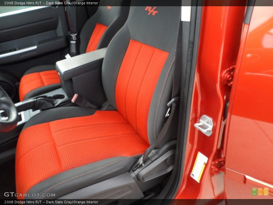 Dark Slate Gray/Orange Interior Photo for the 2008 Dodge Nitro R/T #55996642