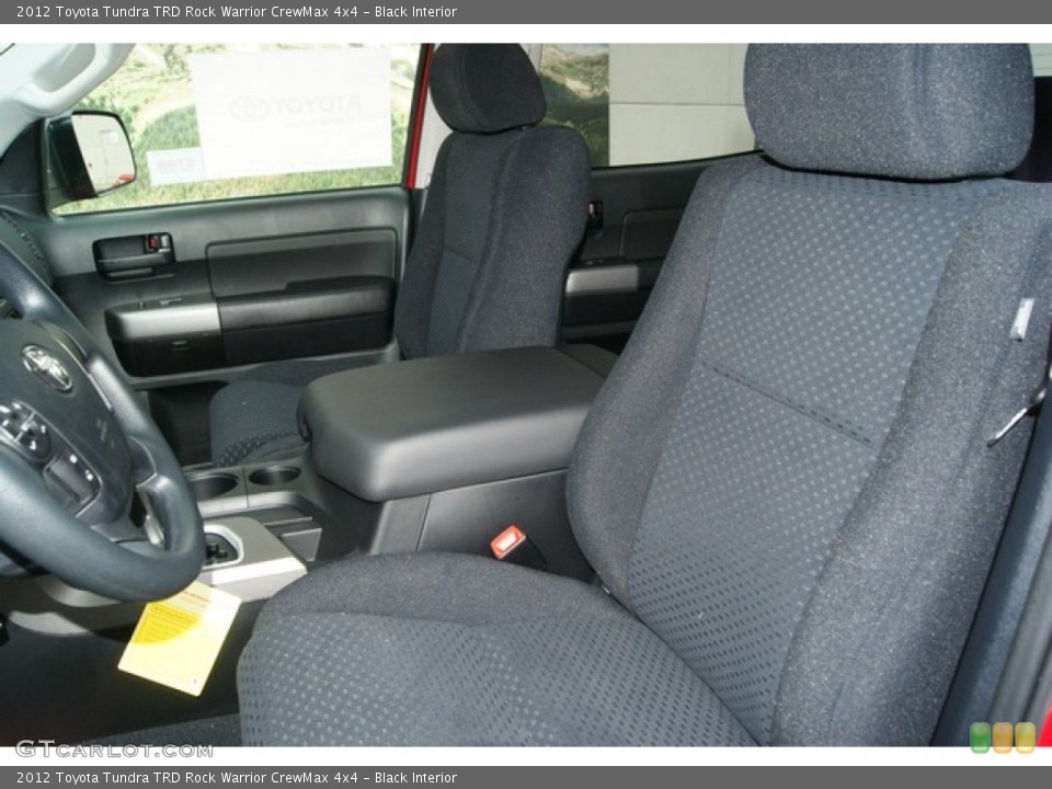 Black Interior Photo for the 2012 Toyota Tundra TRD Rock Warrior CrewMax 4x4 #55996648