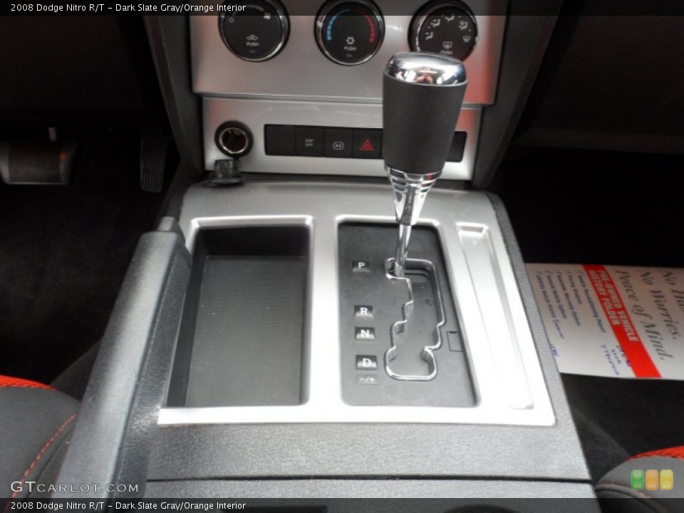 Dark Slate Gray/Orange Interior Transmission for the 2008 Dodge Nitro R/T #55996720