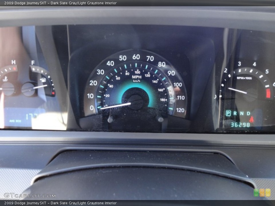 Dark Slate Gray/Light Graystone Interior Gauges for the 2009 Dodge Journey SXT #55997311