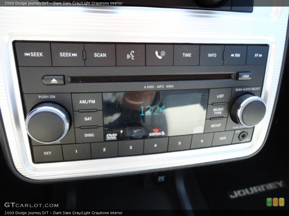 Dark Slate Gray/Light Graystone Interior Audio System for the 2009 Dodge Journey SXT #55997320