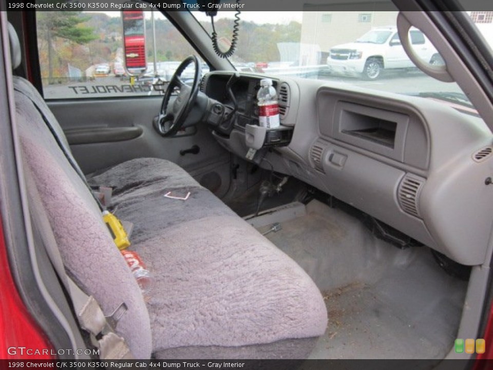 Gray Interior Photo for the 1998 Chevrolet C/K 3500 K3500 Regular Cab 4x4 Dump Truck #55998020