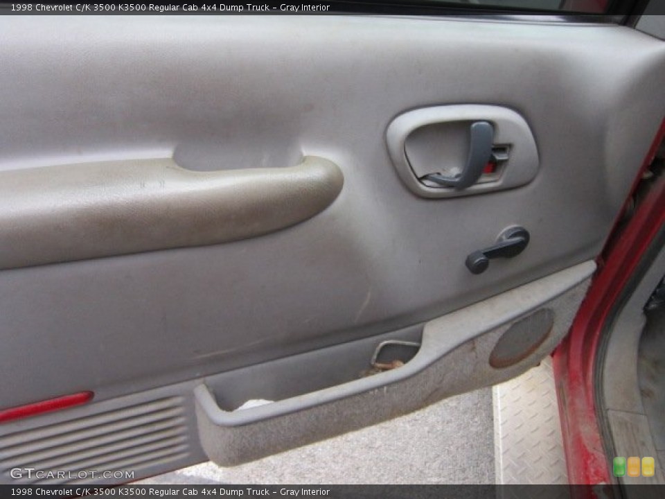 Gray Interior Door Panel for the 1998 Chevrolet C/K 3500 K3500 Regular Cab 4x4 Dump Truck #55998063