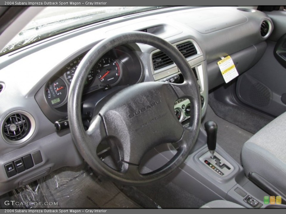 Gray Interior Dashboard for the 2004 Subaru Impreza Outback Sport Wagon #55998441