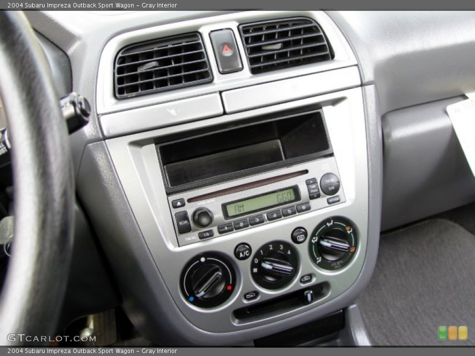 Gray Interior Controls for the 2004 Subaru Impreza Outback Sport Wagon #55998526