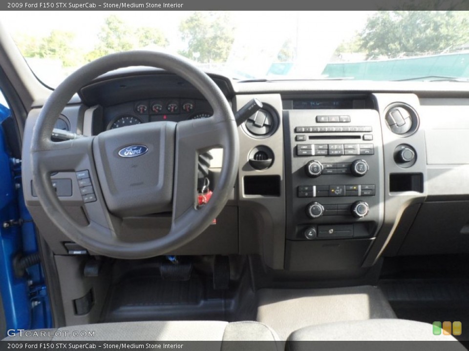 Stone/Medium Stone Interior Dashboard for the 2009 Ford F150 STX SuperCab #55999211