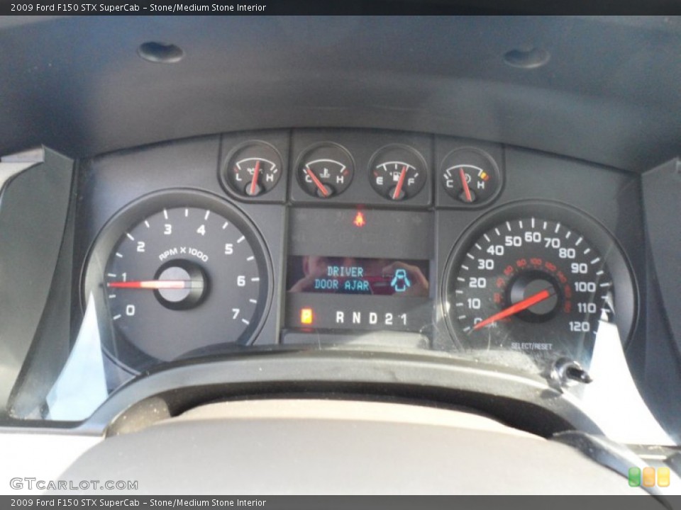 Stone/Medium Stone Interior Gauges for the 2009 Ford F150 STX SuperCab #55999258