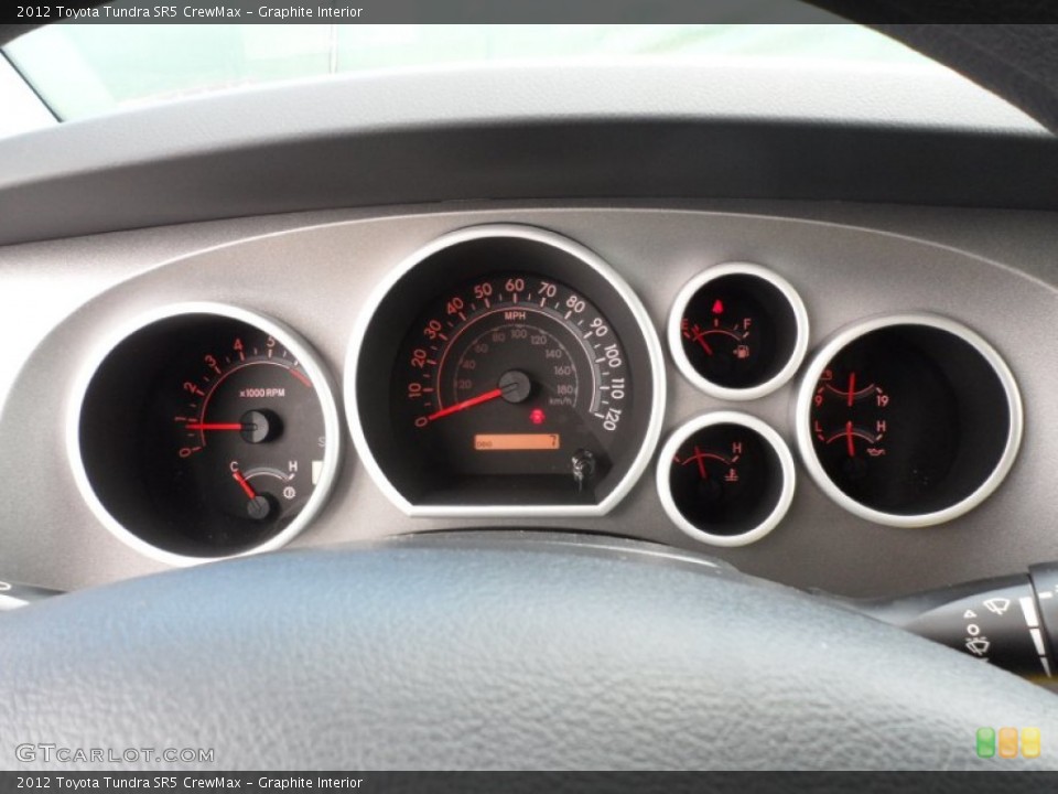 Graphite Interior Gauges for the 2012 Toyota Tundra SR5 CrewMax #55999555
