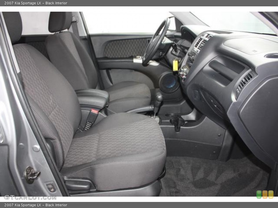 Black Interior Photo for the 2007 Kia Sportage LX #55999666