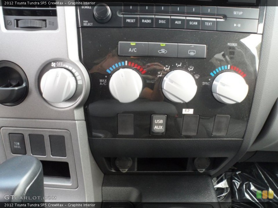 Graphite Interior Controls for the 2012 Toyota Tundra SR5 CrewMax #55999837