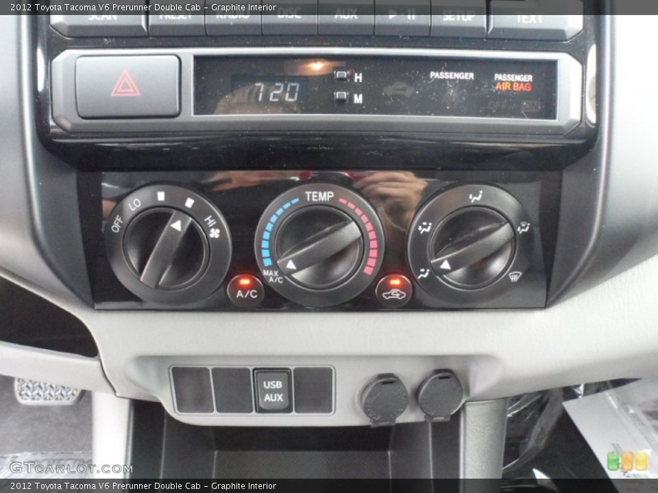 Graphite Interior Controls for the 2012 Toyota Tacoma V6 Prerunner Double Cab #56000422