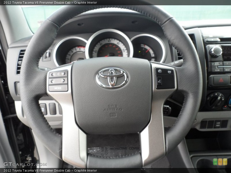 Graphite Interior Steering Wheel for the 2012 Toyota Tacoma V6 Prerunner Double Cab #56000437