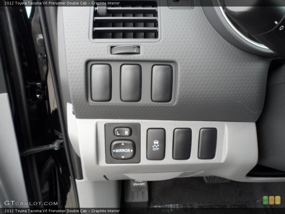 Graphite Interior Controls for the 2012 Toyota Tacoma V6 Prerunner Double Cab #56000455