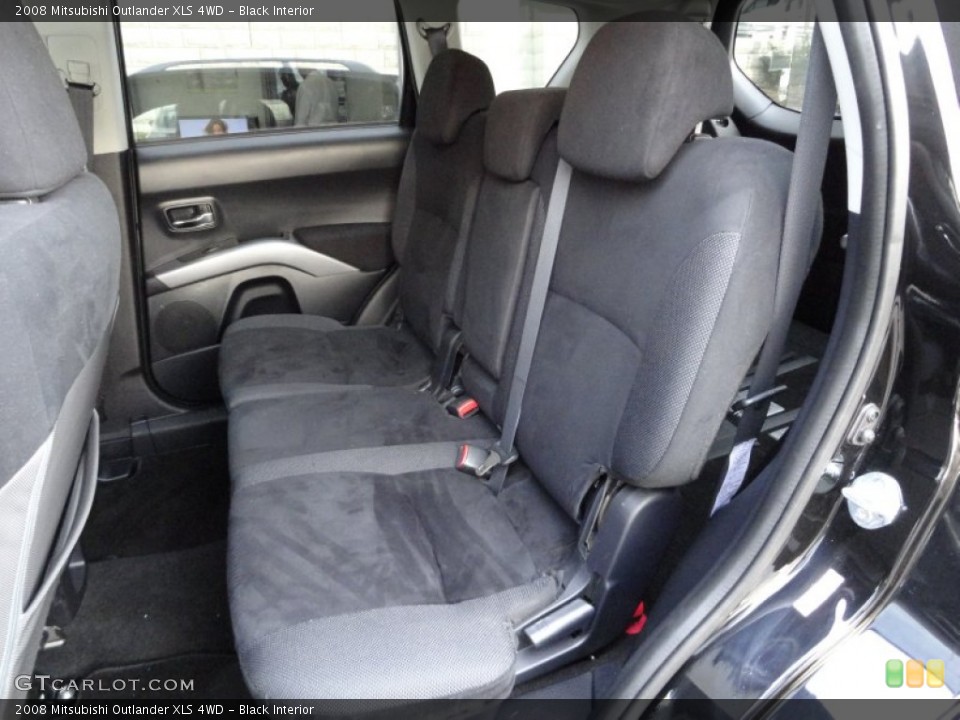 Black Interior Photo for the 2008 Mitsubishi Outlander XLS 4WD #56000533