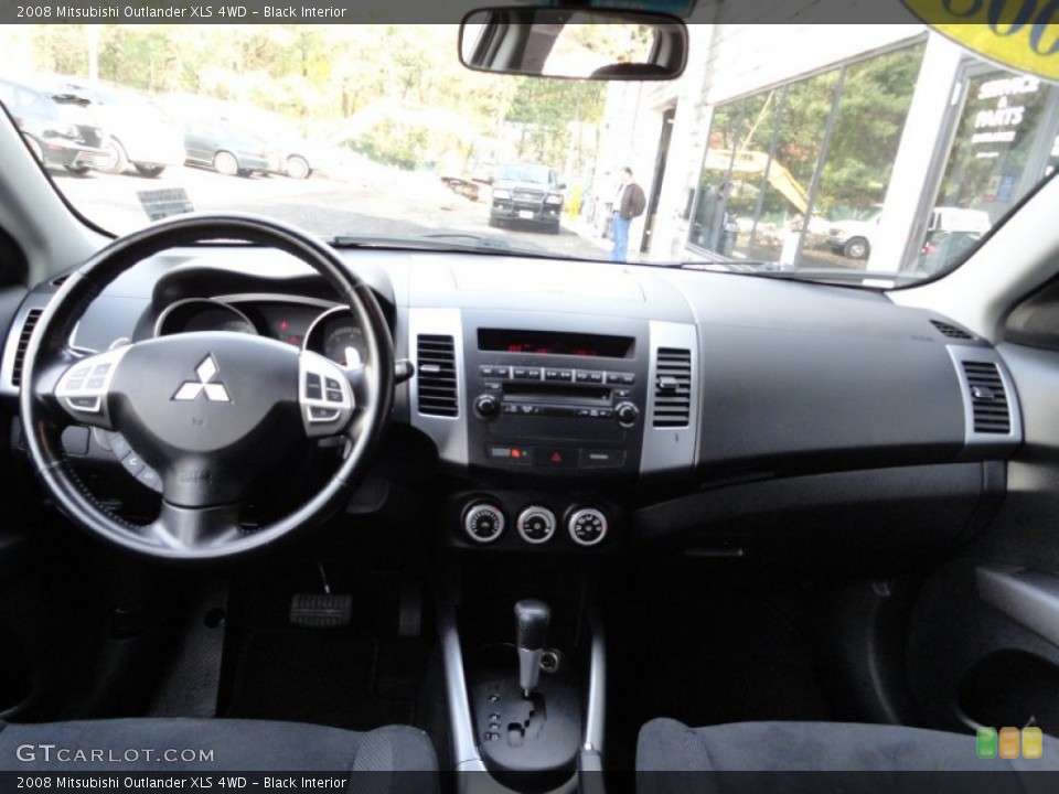 Black Interior Dashboard for the 2008 Mitsubishi Outlander XLS 4WD #56000581