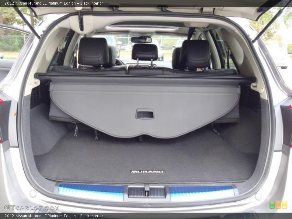 Black Interior Trunk for the 2012 Nissan Murano LE Platinum Edition #56001112