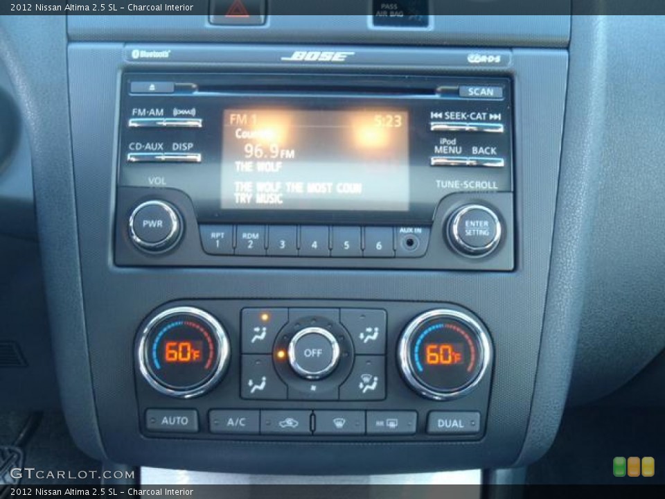 Charcoal Interior Controls for the 2012 Nissan Altima 2.5 SL #56001484