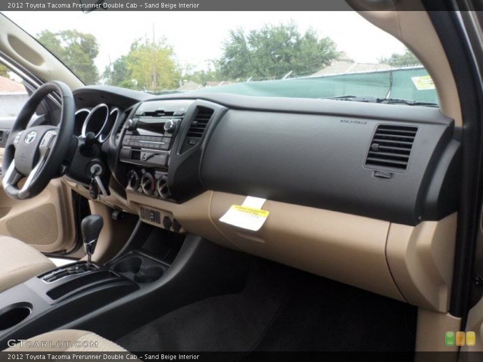 Sand Beige Interior Dashboard for the 2012 Toyota Tacoma Prerunner Double Cab #56001553