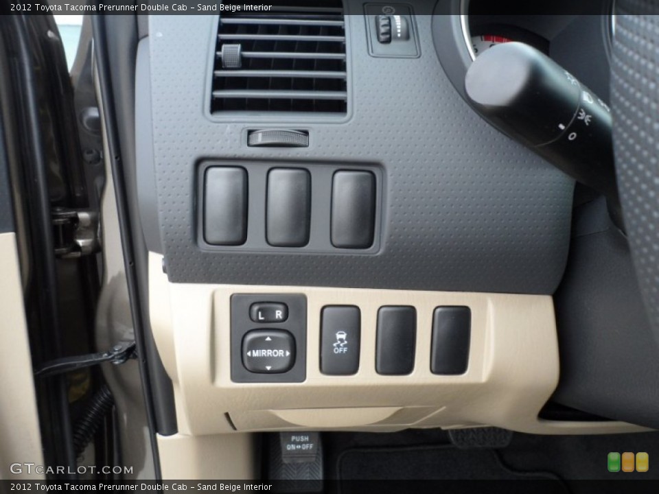 Sand Beige Interior Controls for the 2012 Toyota Tacoma Prerunner Double Cab #56001679