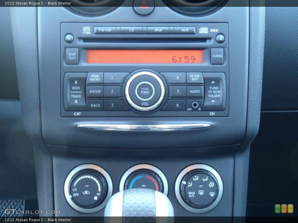 Black Interior Audio System for the 2012 Nissan Rogue S #56002369