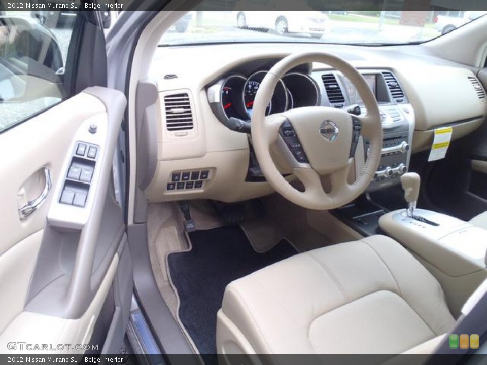 Beige Interior Photo for the 2012 Nissan Murano SL #56002468