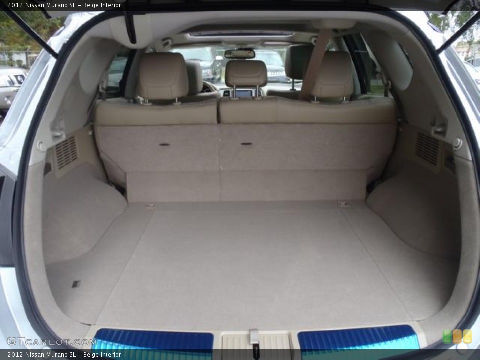 Beige Interior Trunk for the 2012 Nissan Murano SL #56002525