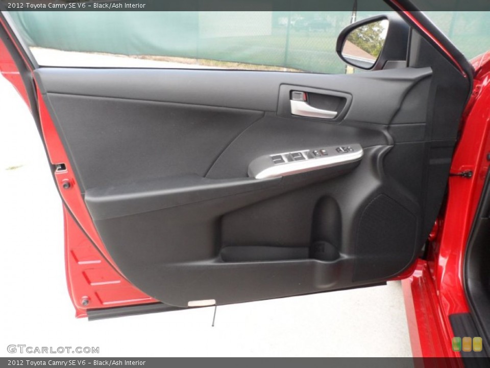 Black/Ash Interior Door Panel for the 2012 Toyota Camry SE V6 #56002528