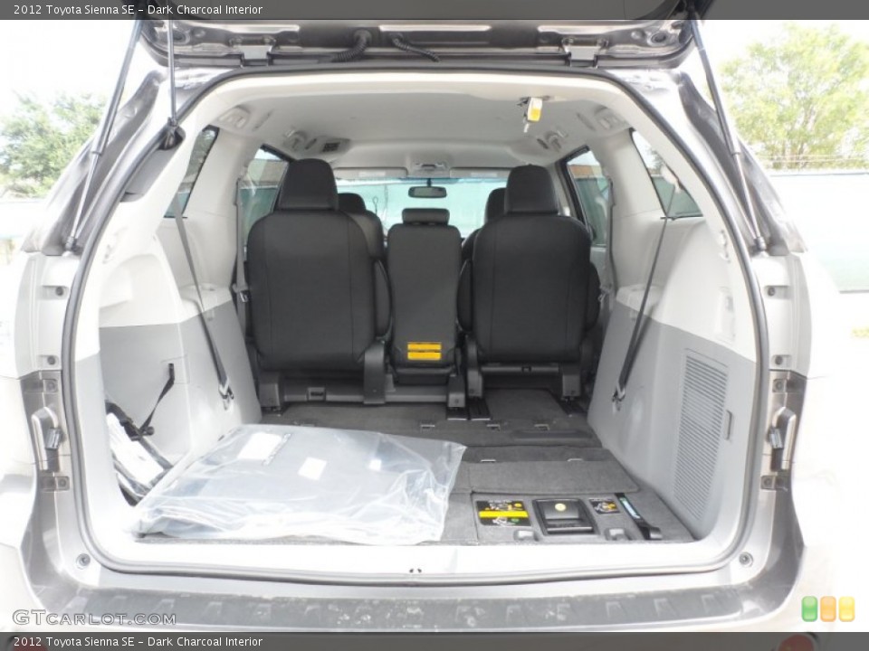 Dark Charcoal Interior Trunk for the 2012 Toyota Sienna SE #56002981