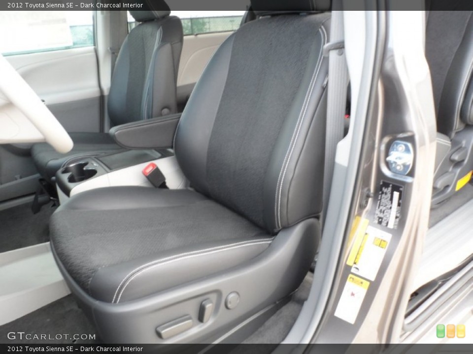 Dark Charcoal Interior Photo for the 2012 Toyota Sienna SE #56003011