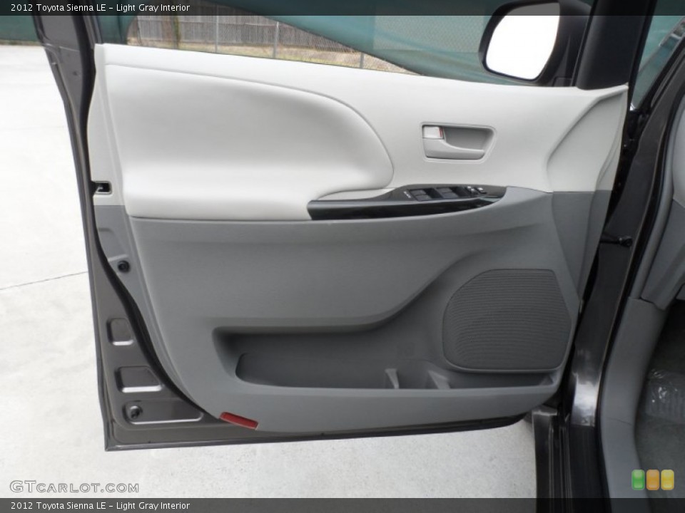 Light Gray Interior Door Panel for the 2012 Toyota Sienna LE #56003215