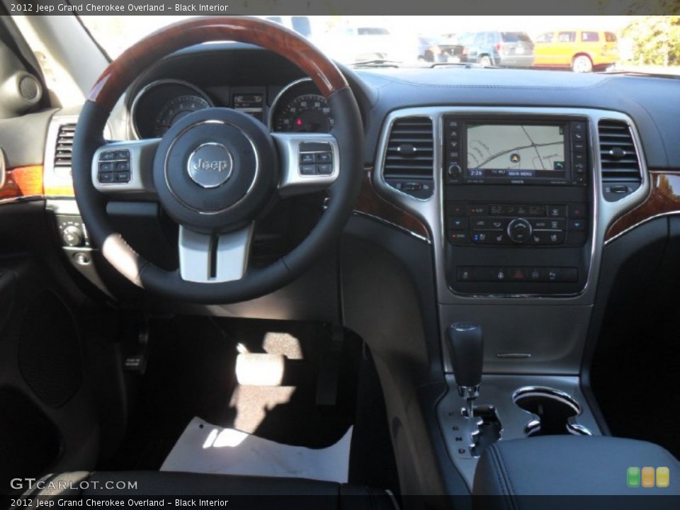 Black Interior Dashboard for the 2012 Jeep Grand Cherokee Overland #56003789