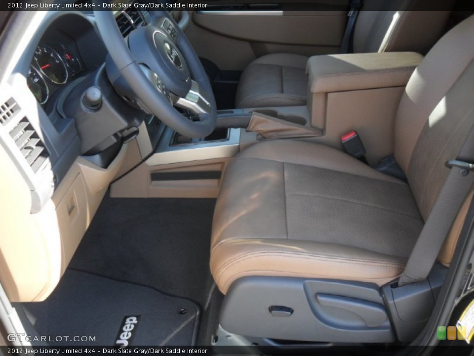 Dark Slate Gray/Dark Saddle Interior Photo for the 2012 Jeep Liberty Limited 4x4 #56003902